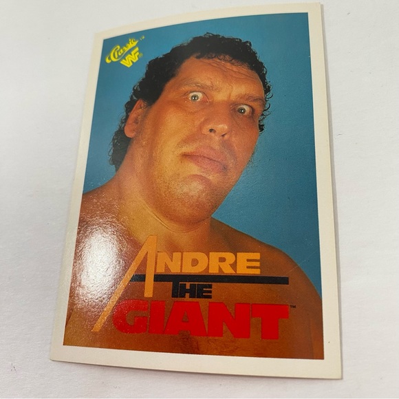 Andre the giant collectable trading cards-3 great condition 1990’s - Picture 10 of 10
